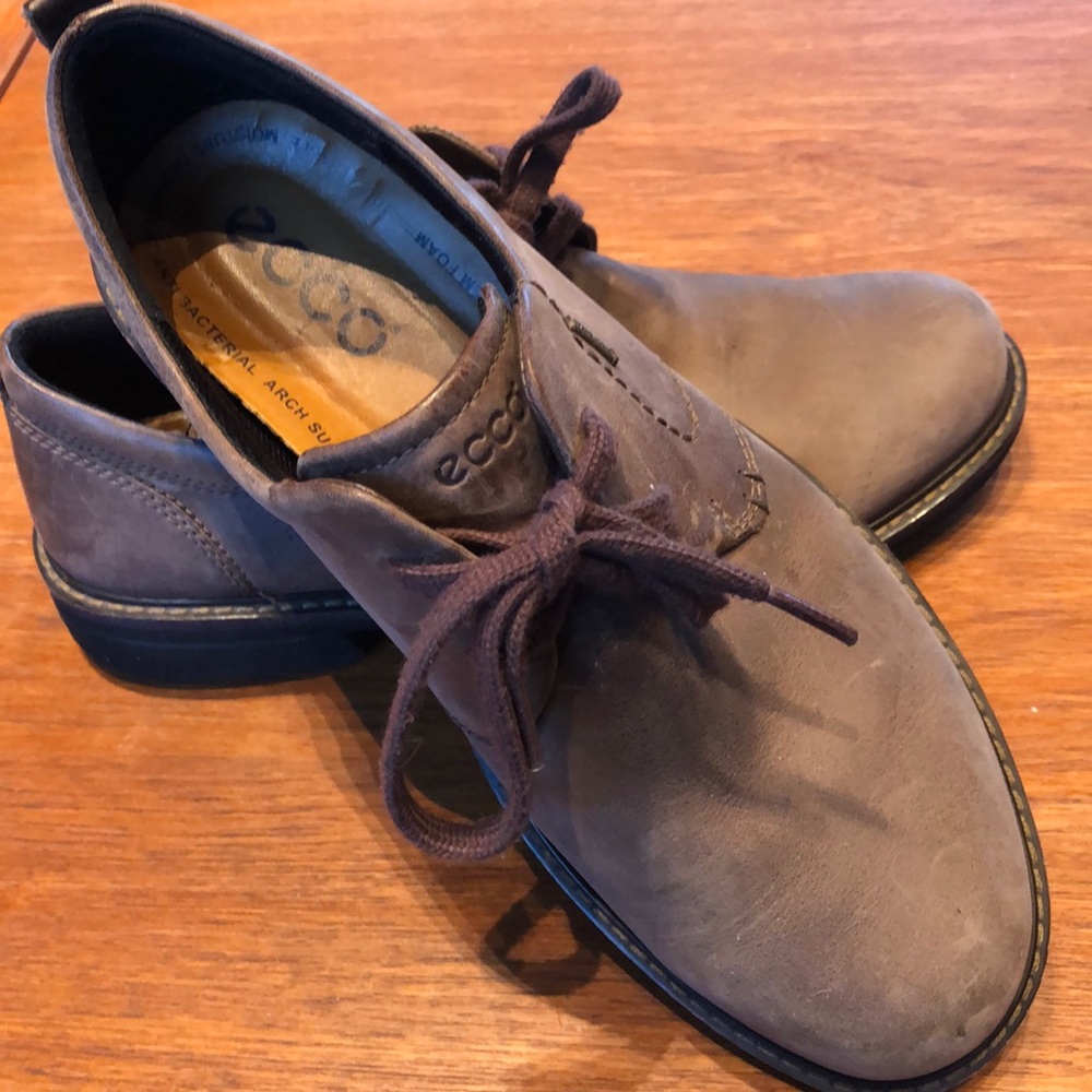 ECCO Nubuck Men’s Leather Comfort Shoes - US 10/ 43 EU Nice